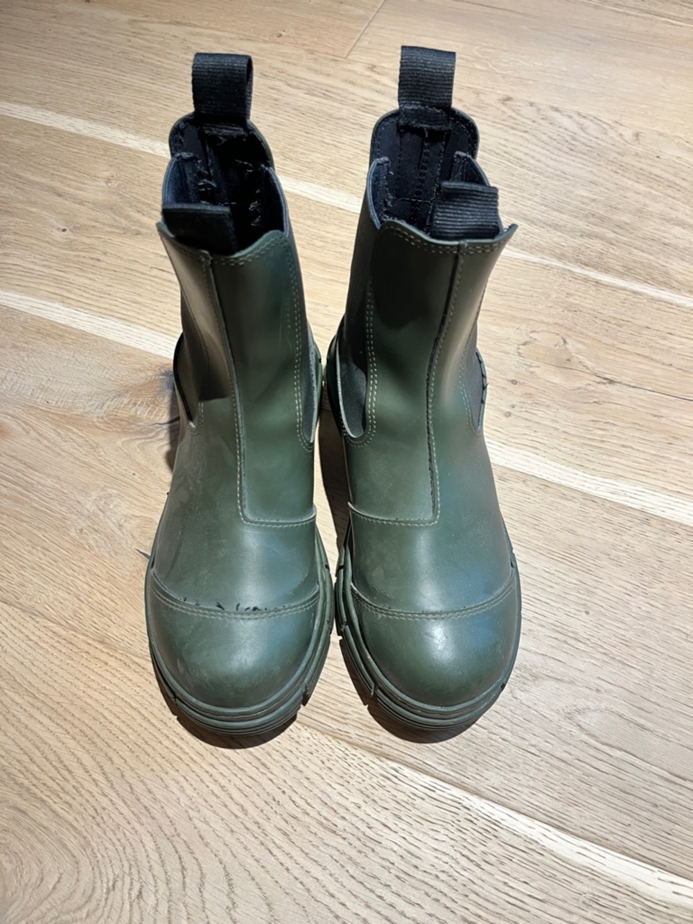 Ganni Rubber Chelsea Boots - Picture 3 of 7